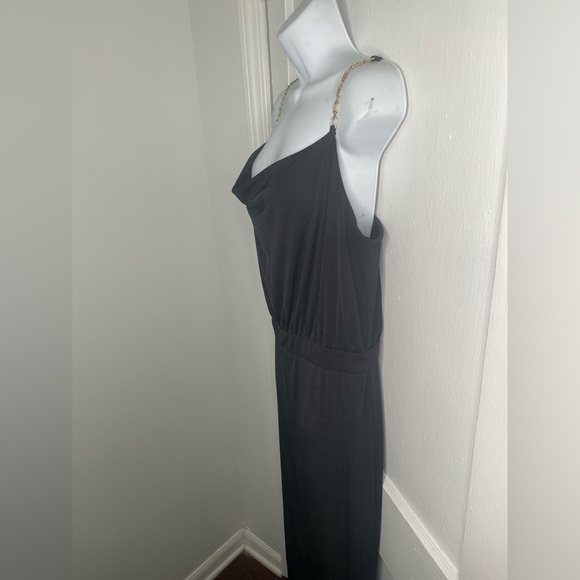 JASON WU NWT Emmett Jeweled Strap Cowl Neck Black Jumpsuit - Picture 8 of 13